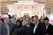بازدید رئیس جمهور از غرفه تربت حیدریه در نمایشگاه بین المللی گردشگری