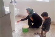 بازسازی خانه بهداشت روستا با همت بهورز شهرستان زاوه