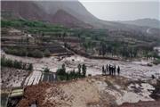 سیلاب در رودخانه روستای اسفیز بخش کدکن تربت حیدریه+ فیلم