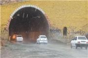 بارش باران و برف و لغزندگی محور تربت حیدریه- مشهد