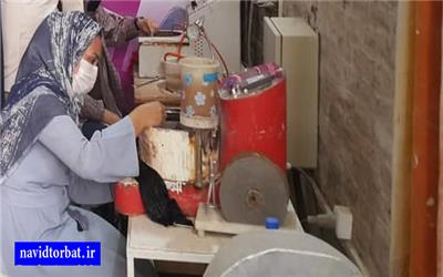 برپایی نمایشگاه صنایع دستی و سوغات بانوان بسیجی در تربت‌حیدریه