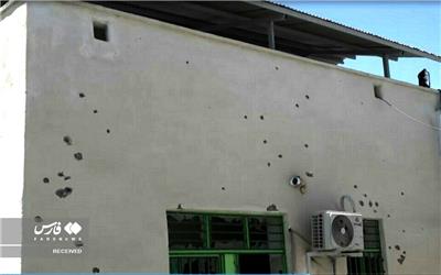 تصاویری از حمله به کلانتری16 زاهدان