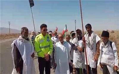 استقرار34 موکب اسکان و پذیرایی زائران پیاده دهه پایانی صفر در بخش رخ تربت حیدریه