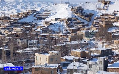 گزارش تصویری از سفید پوش شدن روستای ییلاقی حصار تربت حیدریه