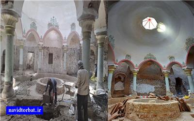 آغاز مرمت و ساماندهی حمام تاریخی حاج رییس تربت‌حیدریه