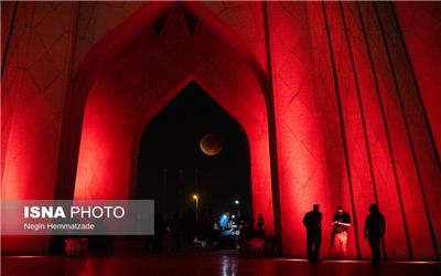 تصاویر: ماه‌گرفتگی در آسمان ایران