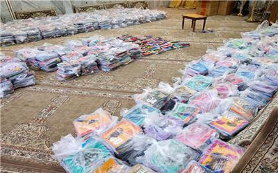 توزیع 2700 سری لوازم التحریر بین دانش آموزان نیازمند تربت حیدریه