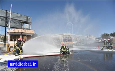 برگزاری رزمایش ایمنی در شرکت نفت منطقه تربت‌حیدریه