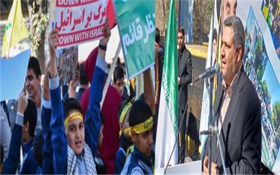 راهپیمایی 13 آبان در تربت‌حیدریه برگزار شد