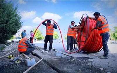 اجرای طرح‌های گسترده فیبر نوری در تربت‌حیدریه