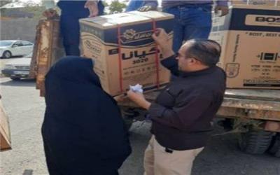 توزیع  21  قلم لوازم خانگی بین افراد کم برخوردار بخش رخ و کدکن  تربت حیدریه