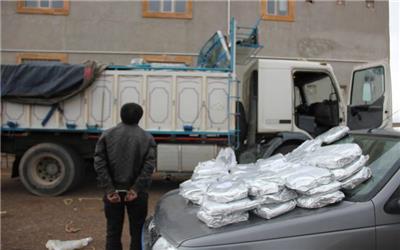 کامیون حامل مواد مخدر در تربت حیدریه توقیف شد