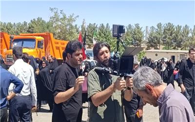 ثبت و مستندسازی مراسم عزاداری رهبر شهید توسط سینماگران تربت‌حیدریه