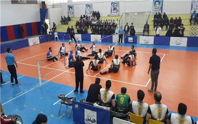 مسابقات لیگ والیبال نشسته جانبازان و معلولان کشور در تربت حیدریه استارت خورد