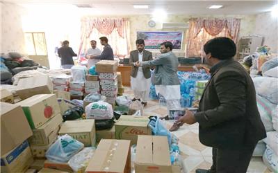 ارسال 25 تن کالا از تربت حیدریه به مناطق سیلزده سیستان و بلوچستان