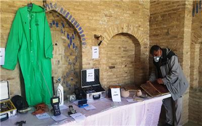 نمایشگاه مشترک کشفیات میراث فرهنگی و نیروی انتظامی در تربت‌حیدریه برپا شد