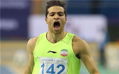 تفتیان، سریع‌ترین مرد ایران قهرمان رقابت‌های داخل سالن فرانسه شد