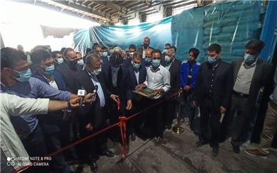 افتتاح خط تولید کاشی زینتی با حضور وزیر صمت در تربت حیدریه