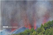 تصاویر: فوران آتشفشان در لا پالما