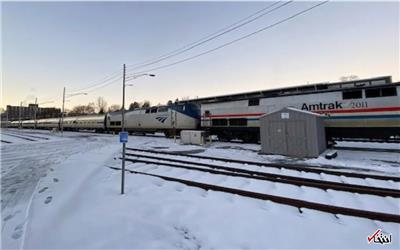 40 ساعت حبس شدن مسافران در قطار به علت برف سنگین+تصاویر