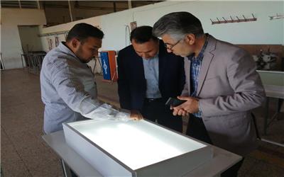 توزیع محصولات تولیدی هنرستان طالقانی تربت حیدریه در جنوب استان