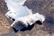 ویدیو / ریزش یکی از یخچال‌های طبیعی در کوهستان تیان‌شان قرقیزستان