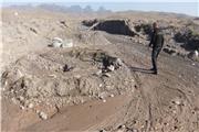خسارت سیل به قنوات شهرستان رشتخوار