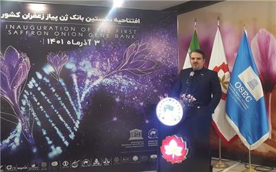 افتتاح نخستین بانک ژن پیاز زعفران ایران در تربت‌حیدریه