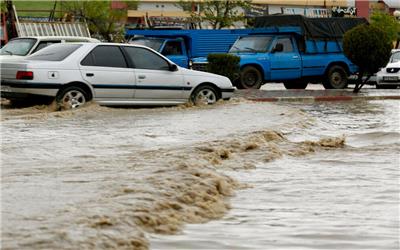خسارت سیلاب به محورهای مواصلاتی شهرستان خواف
