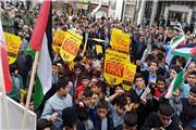 برگزاری راهپیمایی مردم تربت‌حیدریه در حمایت از کودکان غزه